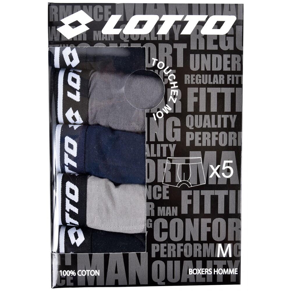 Bóxer hombre LOTTO - Pack de 5 3/5