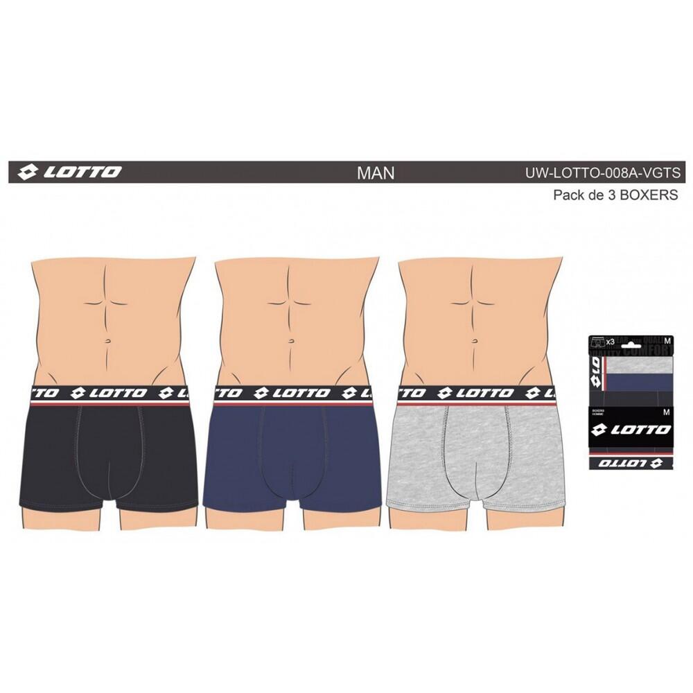 Boxershort Heren LOTTO - Set van 3 4/5