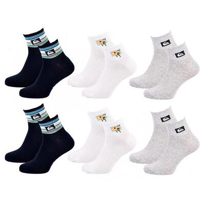 Calcetines QUIKSILVER QUARTER - Pack de 6