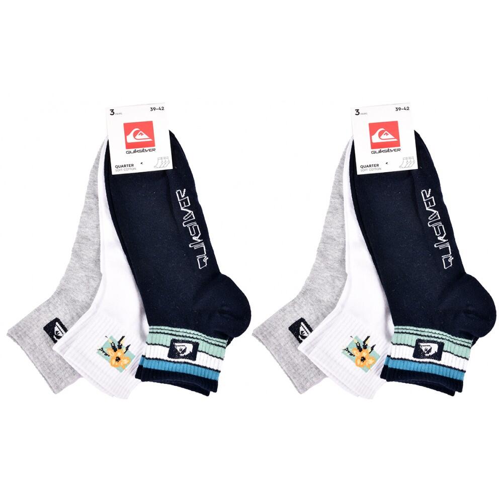 Calzini QUARTER QUIKSILVER - Confezione da 6 4/5