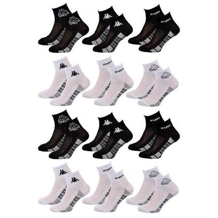Chaussettes Enfant QUARTER KAPPA Lot de 12 - Pack de 12
