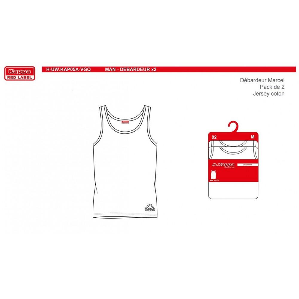 T Shirt KAPPA - Pack de 2 4/5