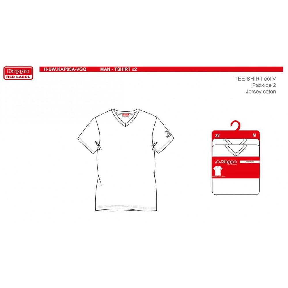 T Shirt KAPPA - Pack de 2 5/5