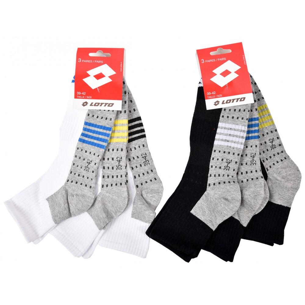 Calcetines Hombre LOTTO - Pack de 6 3/4