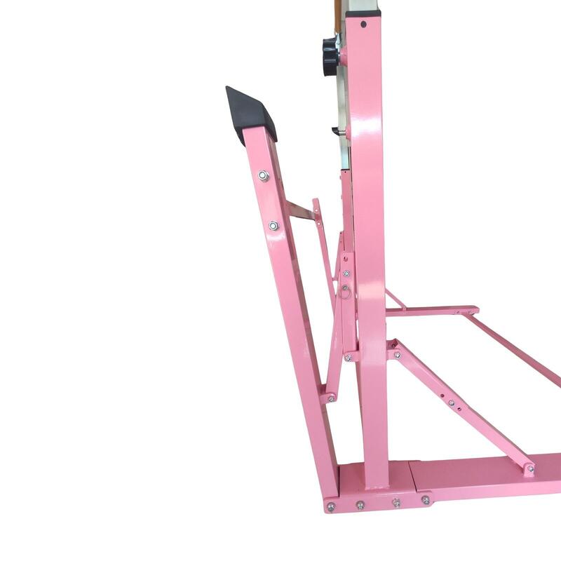 Gymnastická bradla MASTER 180 cm - skládací - růžová