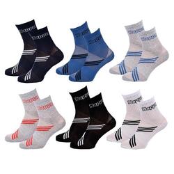 Chaussettes Enfant QUARTER KAPPA Lot de 6 - Pack de 6