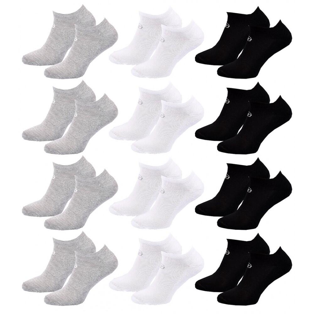 Sergio Tacchini - Chaussettes Homme Sneaker Sergio Tacchini - Pack De 12 - Chaussettes - Multicolore - 39/42 - Decathlon