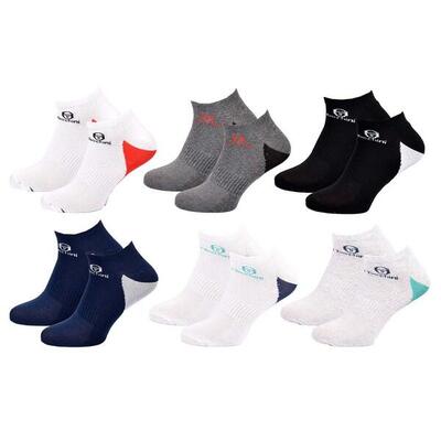 Sokken sergio tacchini sneaker - set van 6