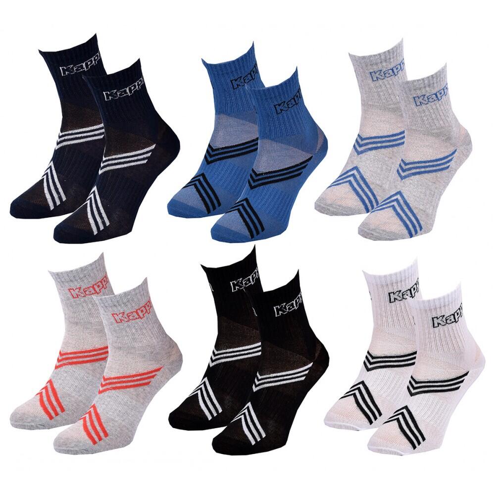 Chaussettes Enfant QUARTER KAPPA Lot de 6 - Pack de 6 2/5