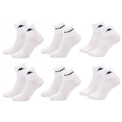 Sokken kappa quarter - set van 6 pcs 8248bl