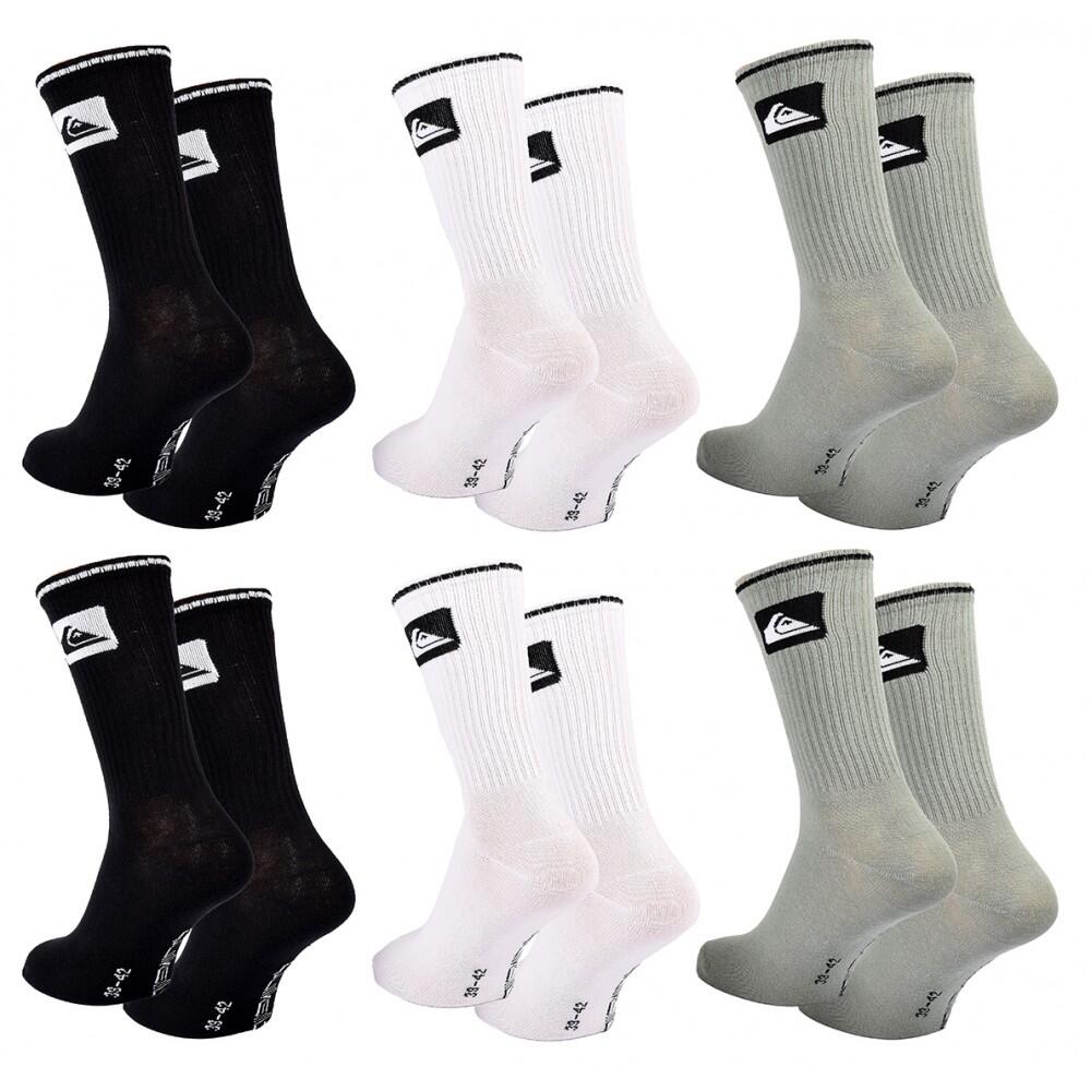 Calzini REGULAR CREW QUIKSILVER - Confezione da 6 3/5