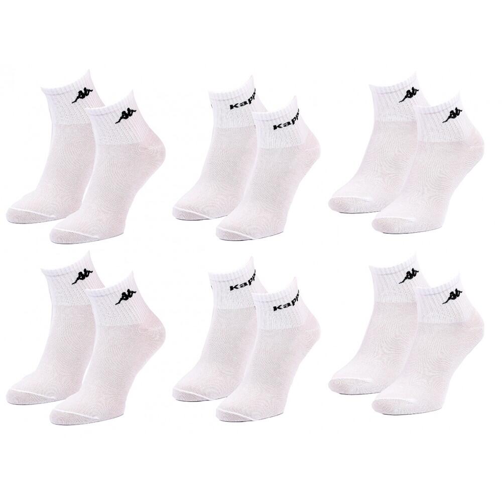 Chaussettes KAPPA QUARTER - Pack de 6 PCS 8248BL 2/4