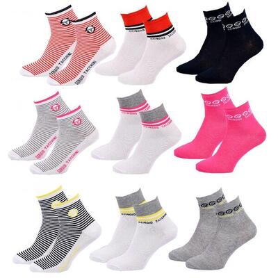 Sokken dames quarter sergio tacchini - set van 9