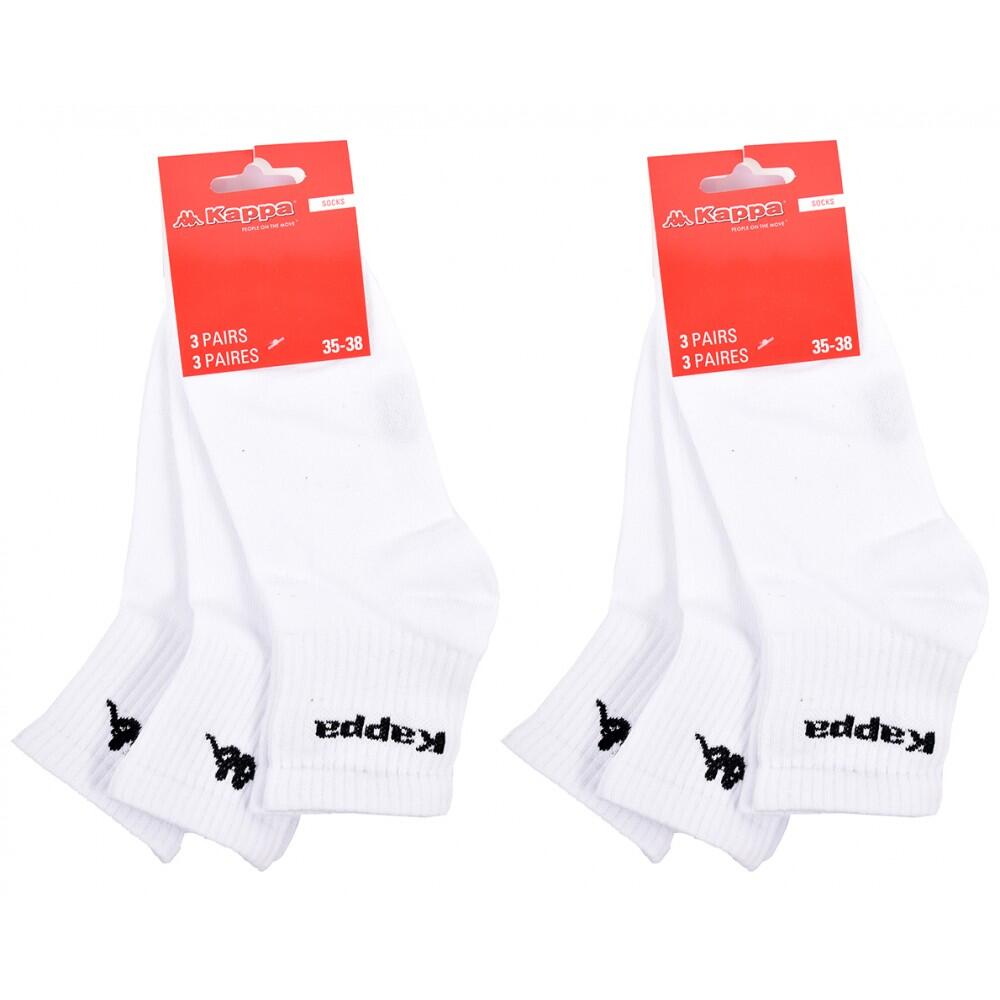 Chaussettes KAPPA QUARTER - Pack de 6 PCS 8248BL 4/4