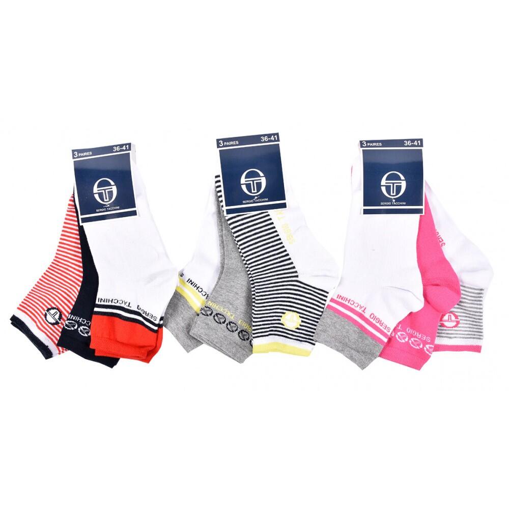 Calcetines Mujer QUARTER SERGIO TACCHINI Pack de 9 - Pack de 9 3/5