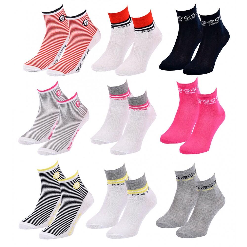 Calcetines Mujer QUARTER SERGIO TACCHINI Pack de 9 - Pack de 9 2/5