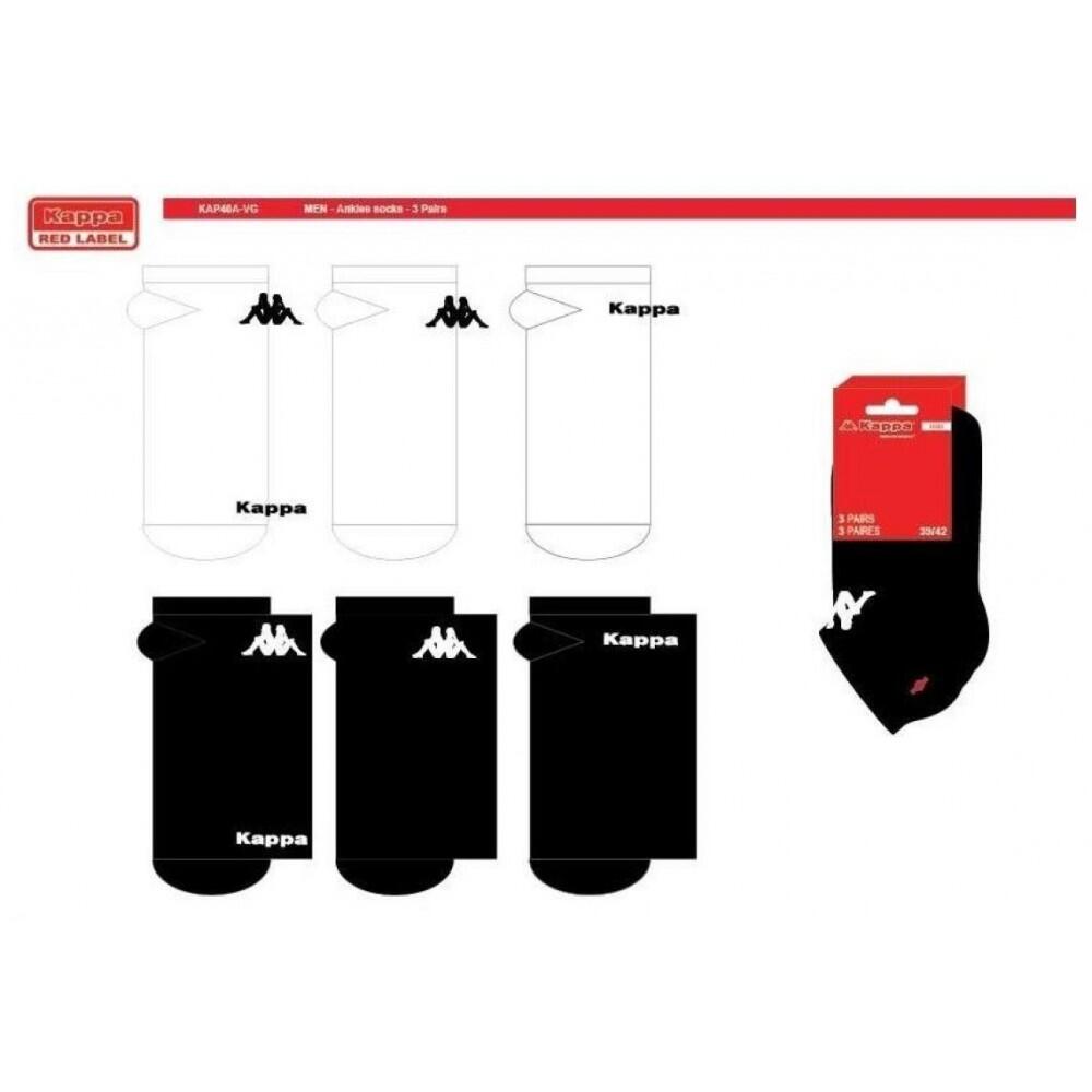 Sokken Heren SNEAKER KAPPA - Set van 12 4/5