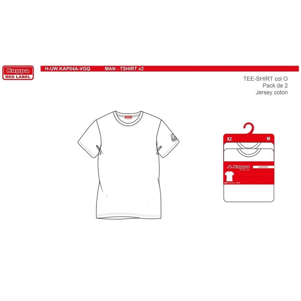T Shirt KAPPA - Pack de 2 5/5