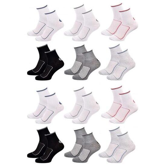 Chaussettes SERGIO TACCHINI QUARTER - Pack de 12