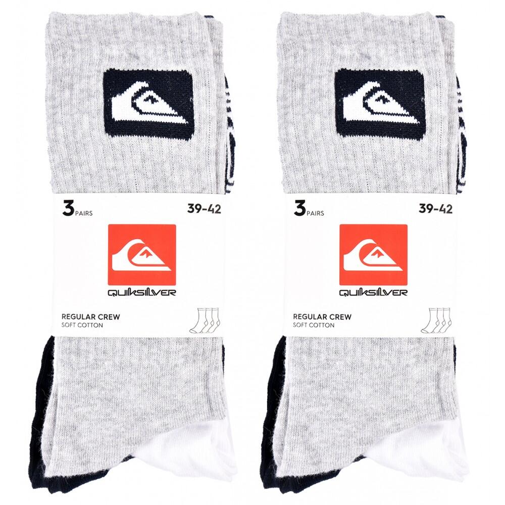Calcetines QUIKSILVER REGULAR CREW - Pack de 6 4/5
