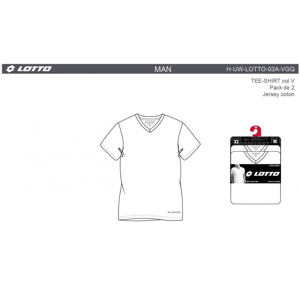 Camiseta LOTTO - Pack de 2 4/5