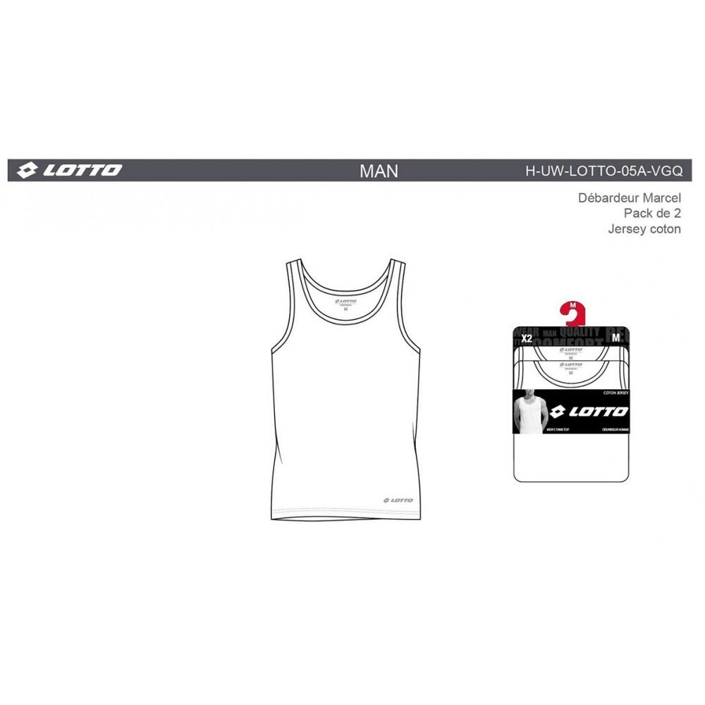 T Shirt LOTTO - Pack de 2 4/5