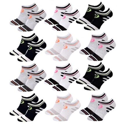 Chaussettes Femme SNEAKER SERGIO TACCHINI Lot de 12 - Pack de 12