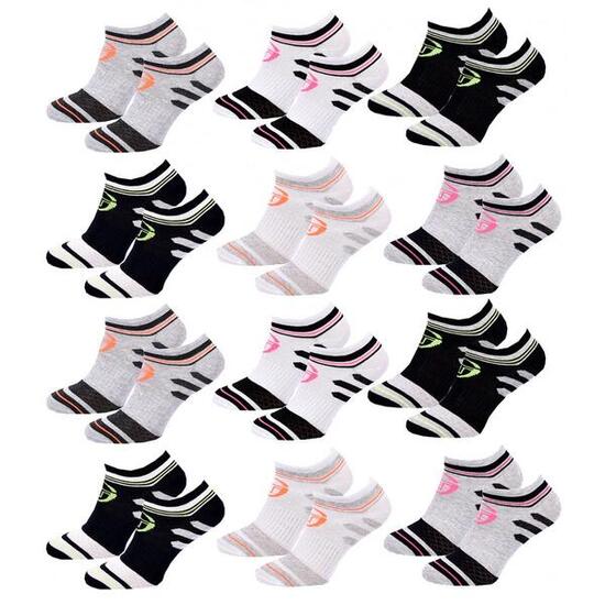 Chaussettes Femme SNEAKER SERGIO TACCHINI Lot de 12 - Pack de 12