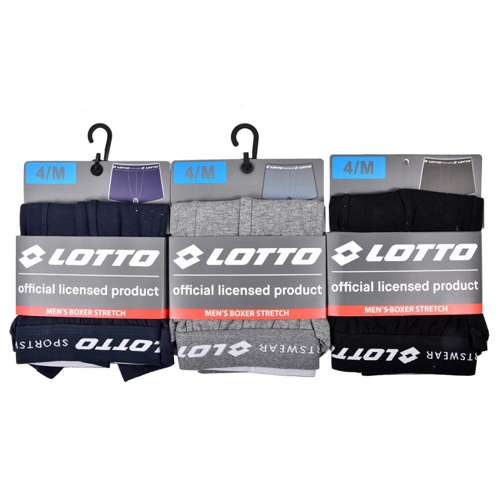 Boxer homme LOTTO - Pack de 3 3/4