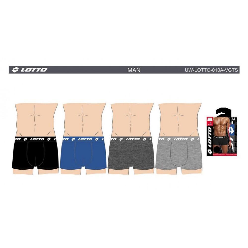 Boxer homme LOTTO - Pack de 4 4/5