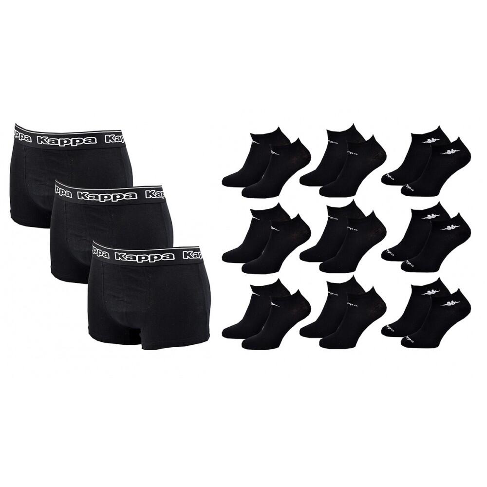 Kappa - Boxer Homme Kappa Lot De 3 Pack Cadeaux - Pack De 3 - Caleçon - Multicolore - Decathlon
