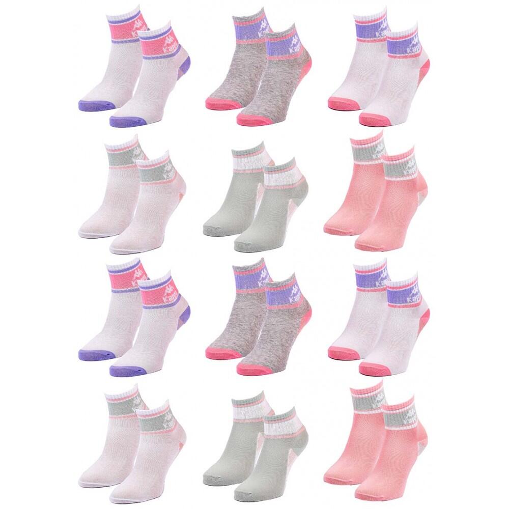 Chaussettes KAPPA QUARTER - Pack de 12 pcs 1143 2/4