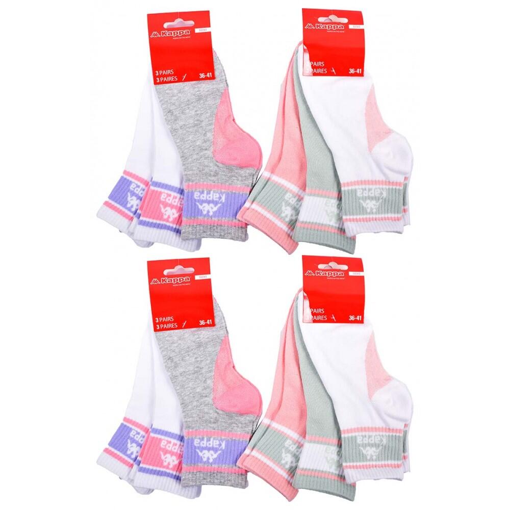 Chaussettes KAPPA QUARTER - Pack de 12 pcs 1143 4/4
