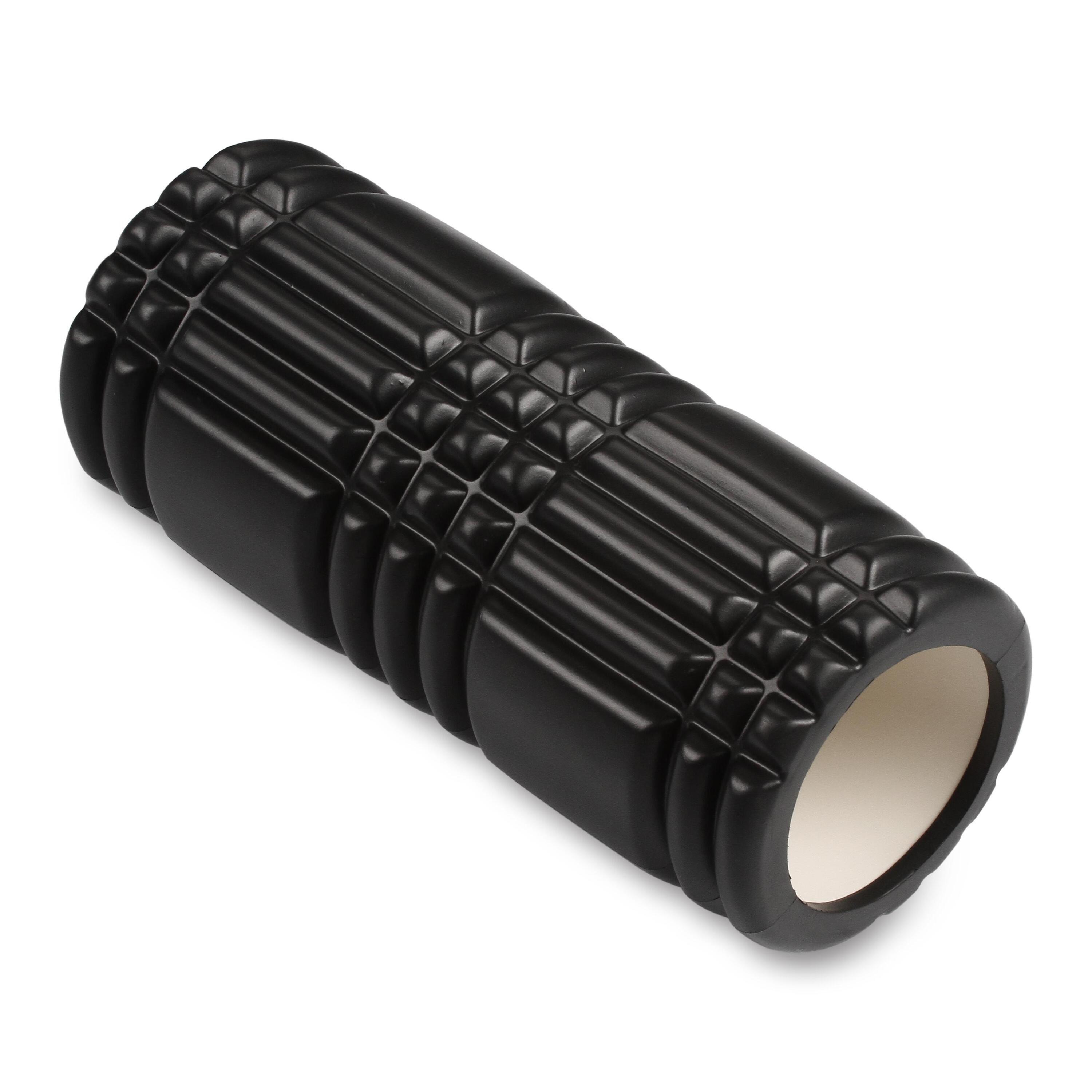 INDIGO SPORTS Rolo de Espuma Faom Roller Para Massagem, Yoga e Fitness INDIGO 33*14 cm Preto