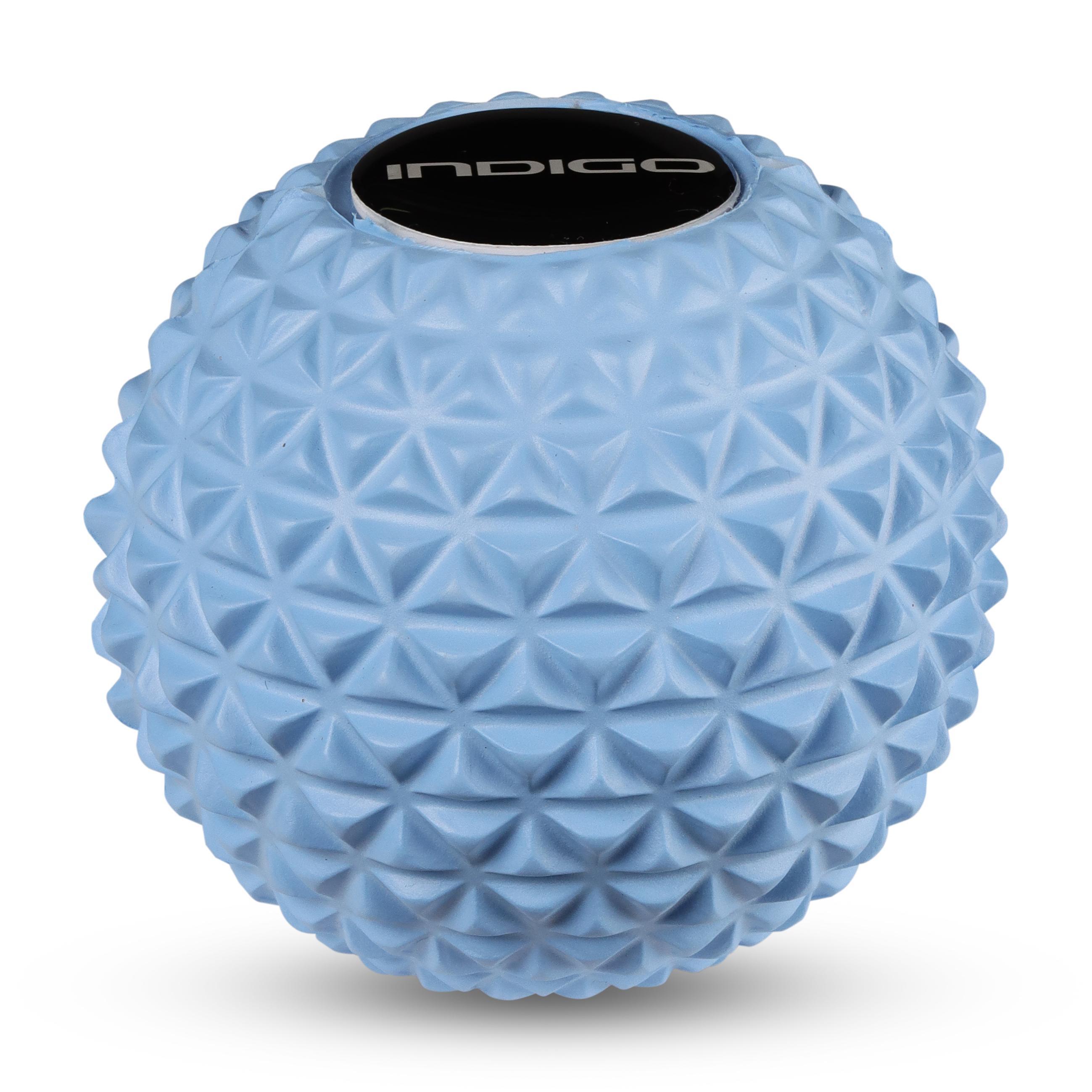 INDIGO SPORTS Bola de Massagem de Yoga INDIGO 8,5 cm Azul Claro