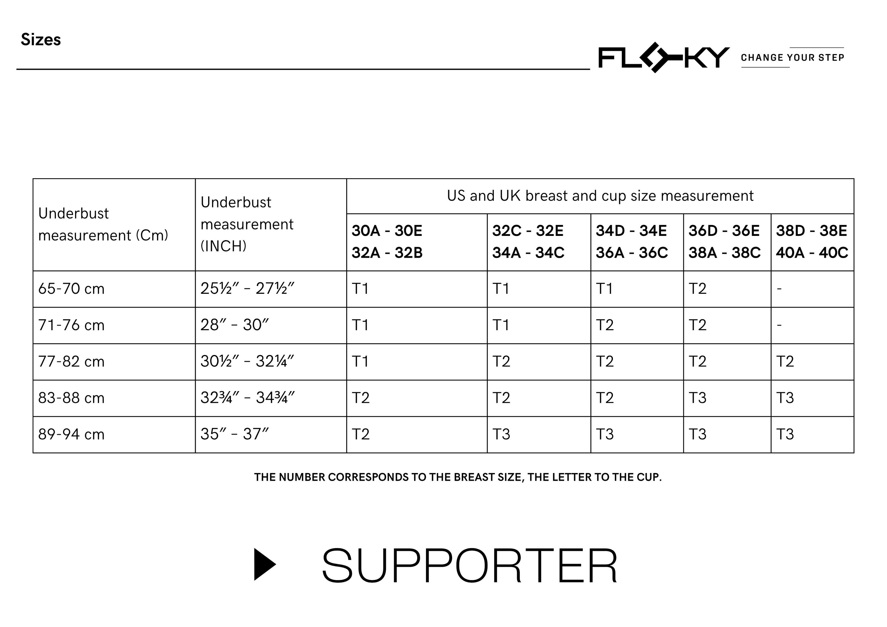 Acessórios Desportivos Floky Bra Supporter Adulto 5/7