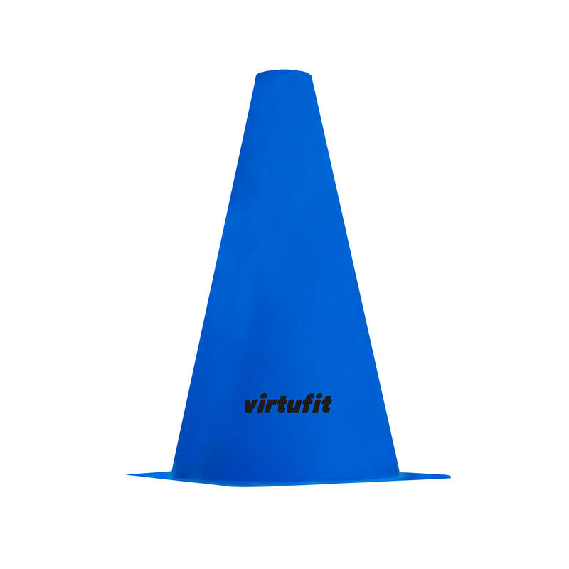 Set conuri antrenament VirtuFit-23cm-12buc-Albastru