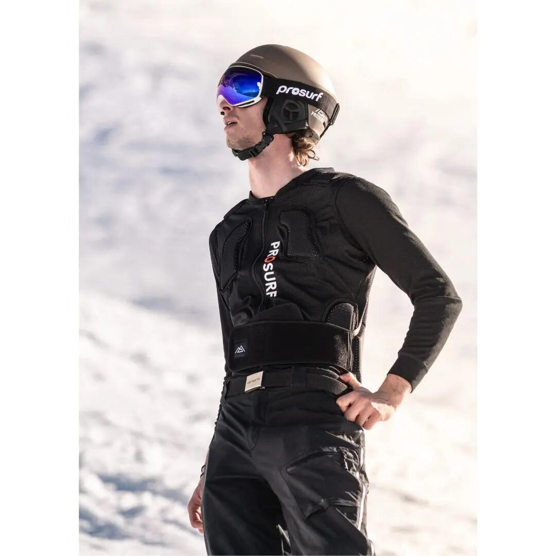 Proteção dorsal - Snowboard - Proteção técnica - Prosurf Back Vest - Preto 3/3