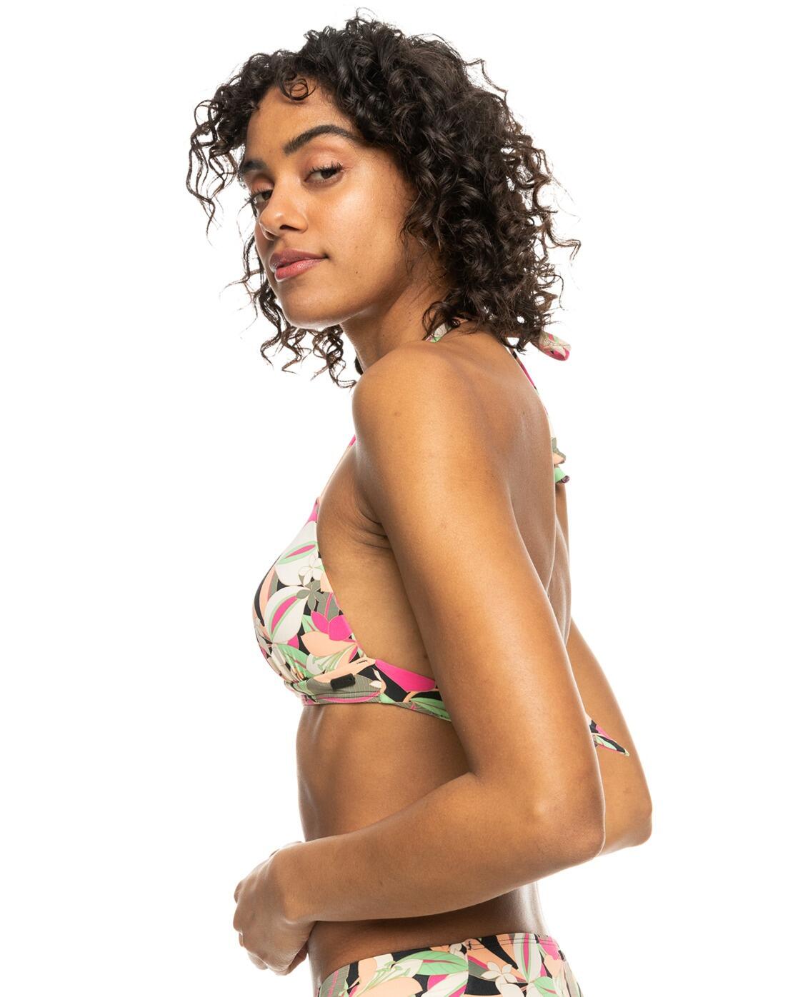 Haut de maillot dos nu PRINTED BEACH CLASSICS Noir Femme 4/4