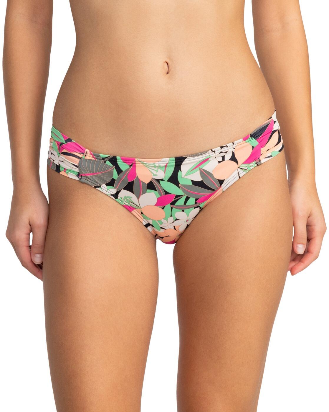 Braguita de bikini de cobertura moderada PRINTED BEACH CLASSICS Negro Mujer 2/4