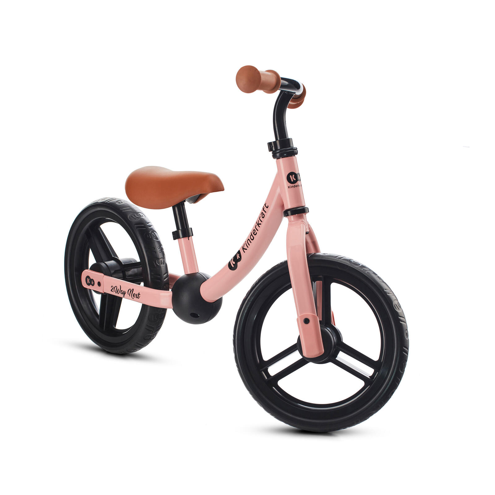 BICICLETA FARA PEDALE, KINDERKRAFT - 2WAY NEXT, PORTOCALIU, 12INCH, ROSE PINK 4/7