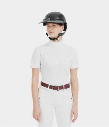 Chemise de concours d'équitation manches courtes Monica