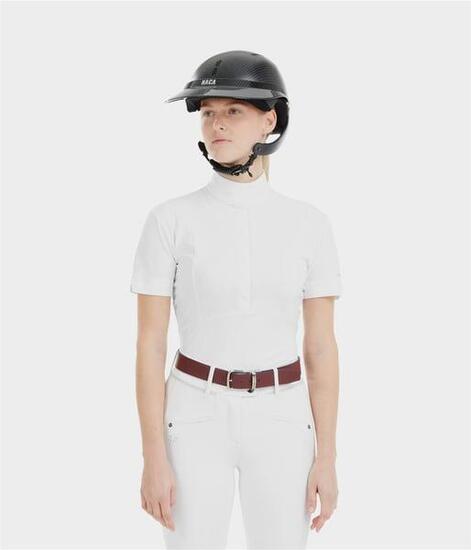 Chemise de concours d'équitation manches courtes Monica