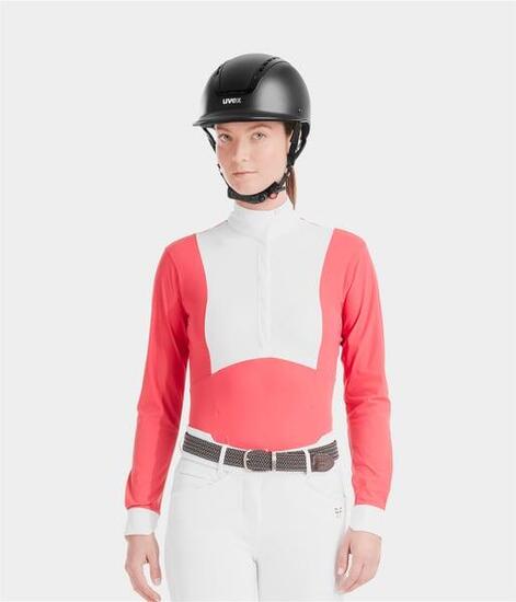 Chemise de concours d'équitation manches longues Monica