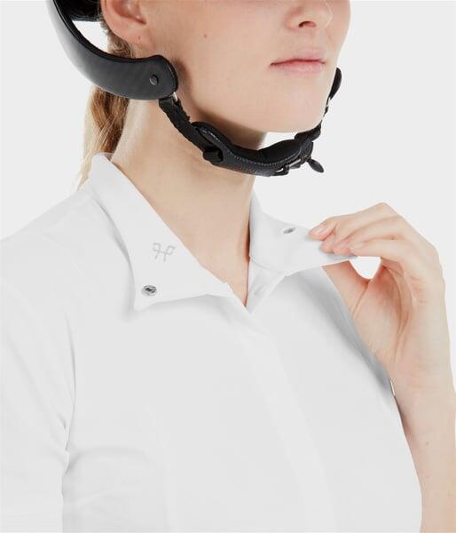 Chemise de concours d'équitation manches courtes Monica 3/4