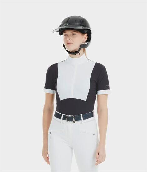Chemise de concours d'équitation manches courtes Monica