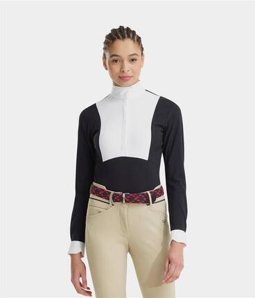 Chemise de concours d'équitation manches longues Monica