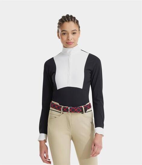 Chemise de concours d'équitation manches longues Monica