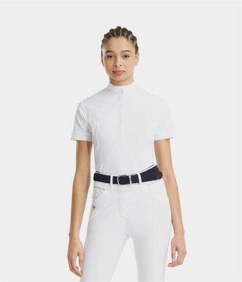 Chemise de concours manches courtes équitation femme Aerolight