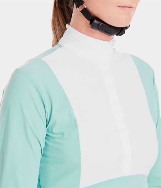 Chemise de concours d'équitation manches longues Monica 5/6